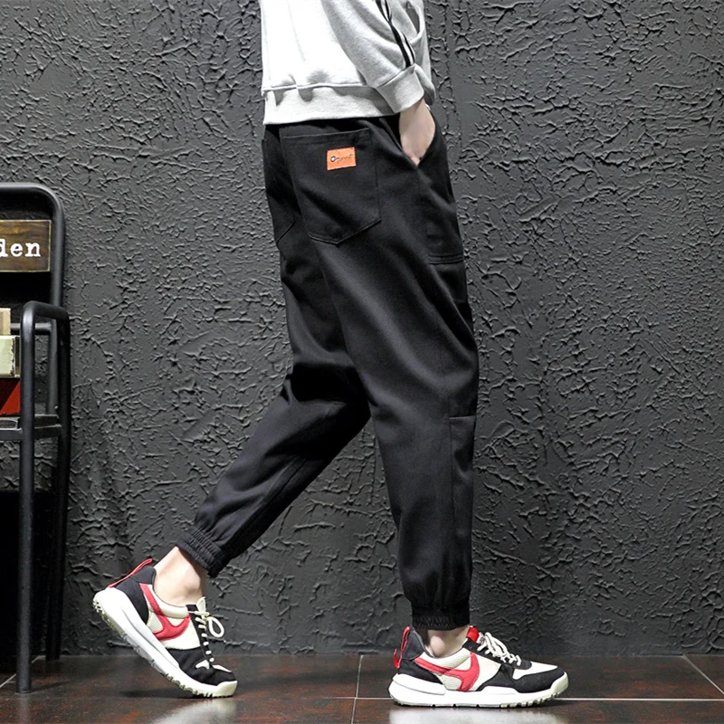 

2019 Spring and Autumn Summer New Men's Casual Pants Loose Sweatpants Boys Beam Feet Trousers Brand Overalls Comfortable