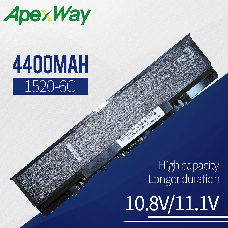 Аккумулятор 4400 мАч для dell Inspiron 1520 1521 1720 1721 s Vostro 530 1500 NR222 TM980 UW280 FK890 FP282 GK479 GR995 KG479|battery