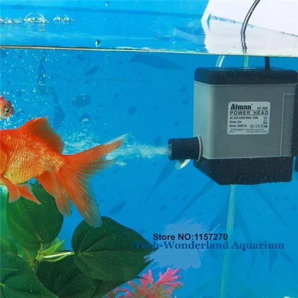 Atman мощность жидкостный фильтр для аквариума супер тихий погружной насос Аквариум 3 в 1 водяной насос на температуру до-30 серии