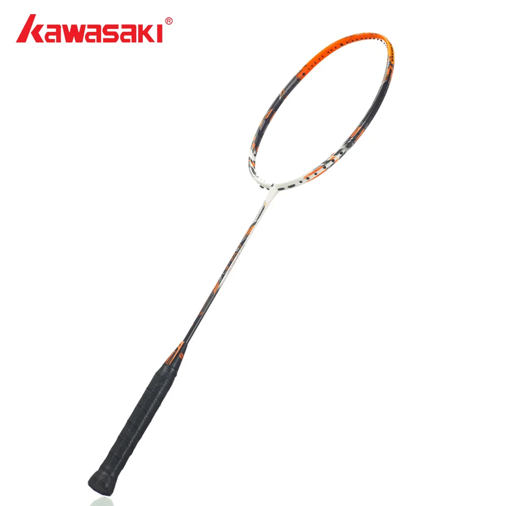 

Kawasaki Brand Attack Type Badminton Rackets Carbon Box Frame Ball Control Badminton Racquet For Professional Players Force F7