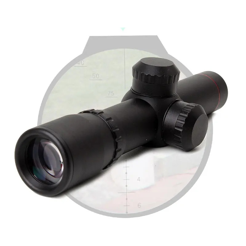 

Tactical Rifle Scope 4.5x20 1 inch Compact Optical Sight P4 Reticle Riflescope With Flip-open Lens Caps