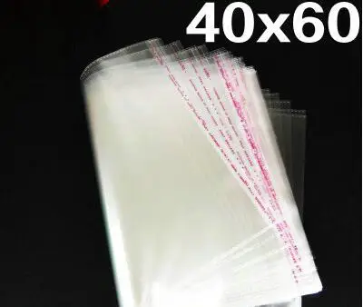 

Freeshipping 100pcs 40*60CM Clear Resealable Cellophane/OPP Bags Transparent opp bag Packing Plastic Bags Self Adhesive Seal