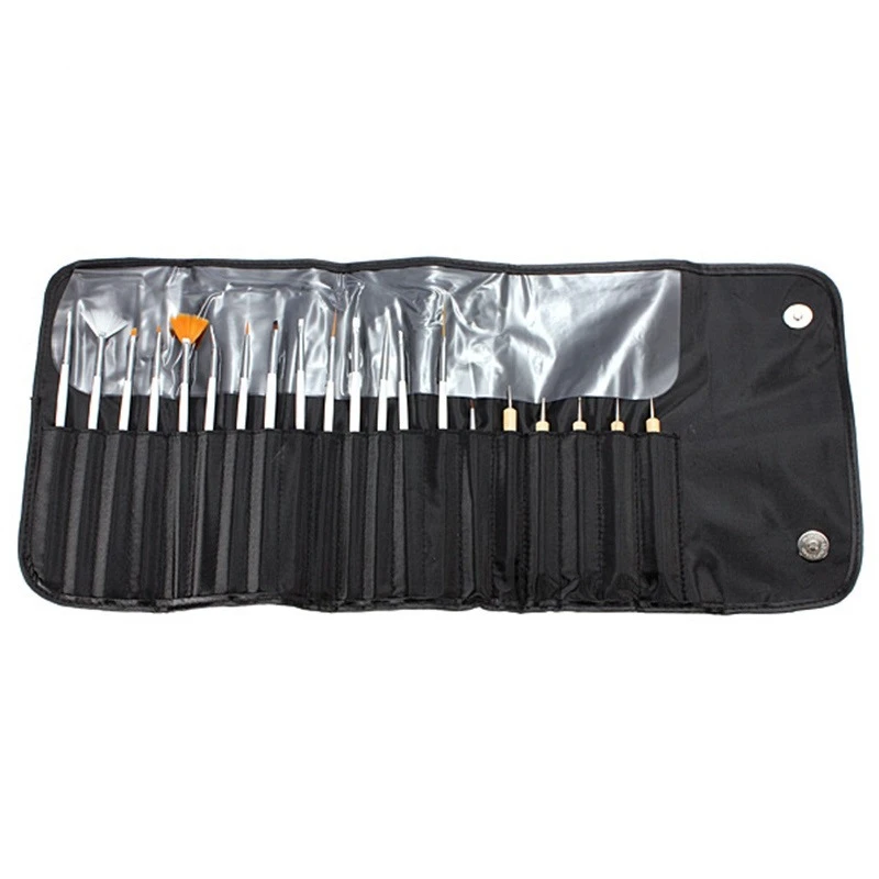 ZYNGA 20 pcs Set Nail Art Painting Drawing Pens Elegant Nail Dotting Pen For UV Gel