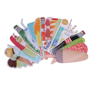 

30PCS/box Cute Kawaii candy Bookmarks Paper Clip For Book Korean Funny Gift Office School Supply Stationery bookmarks