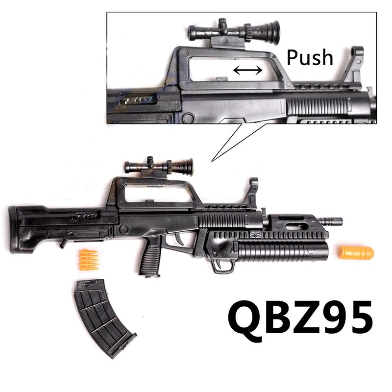 1//6 1:6 12/" Action Figure Gatling M134 Machine Gun AK74 Assembly Model