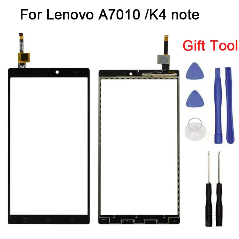 Сенсорный экран для lenovo A7010 K4note X3 Lite K51c78 сенсорная Scre дигитайзер панель замена с