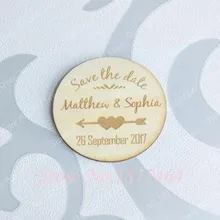 60 шт. на заказ свадебные ярлыки, персональные деревянные карты сохранения даты, подарок спасибо бирки, Свадебная вечеринка деревенские любимые украшения