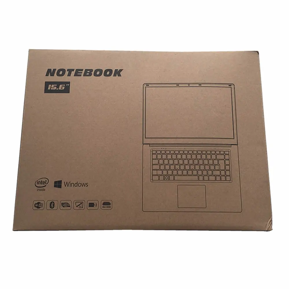 15.6 inch ultra-slim laptop 2GB 32GB SSD large battery Windows 10 WIFI bluetooth notebook computer netbook PC free shipping