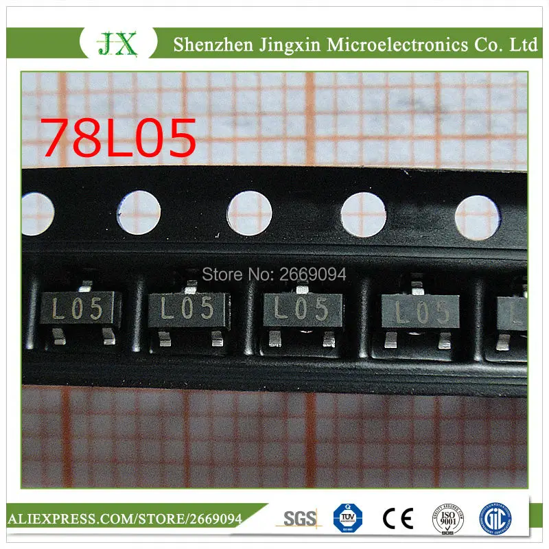 

3000PCS 78L05 SOT-23 L05 THREE TERMINAL POSITIVE VOLTAGE REGULATORS