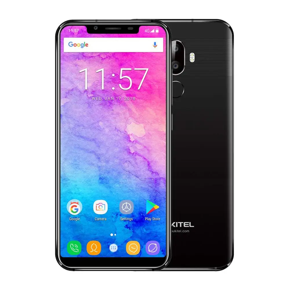 Oukitel U18 4 Гб Оперативная память 64 Гб 5,85 Дисплей смартфон Встроенная память Android7.0 MTK6750T Octa Core 13MP+ 16MP Камера 4000 мАч телефон с распознаванием отпечатка пальца - Цвет: GP28952