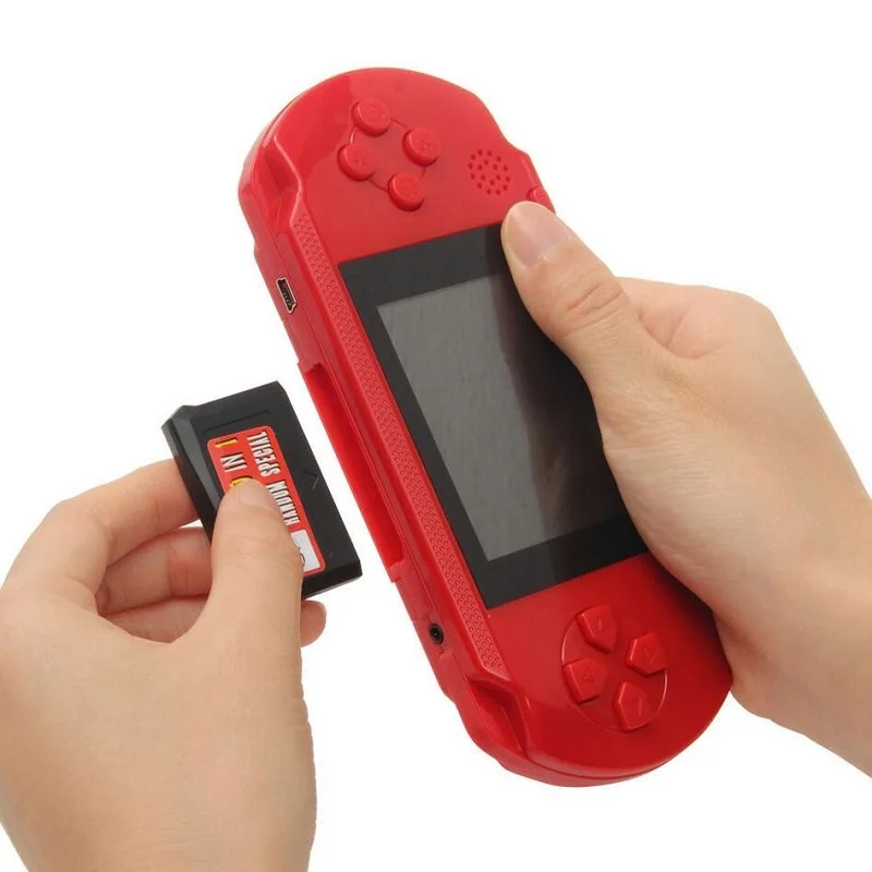 

MYOHYA Portable 16 Bit for PXP3 Slim Station Handheld Game Video Players+2pcs Free Game Card Game Console Built-in Classic Games