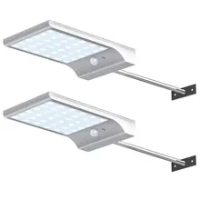 3528 36 светодиодов Солнечный желоб светильник s настенные бра с монтажным столбом Открытый датчик движения Детектор светильник безопасности светильник ing