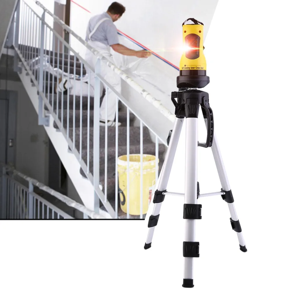 

360 Degree Self- Leveling Cross Laser Level Automatic Red 2 Line 1 Point Laser Marking Infrared Line Projector SL-202 Hot Sale