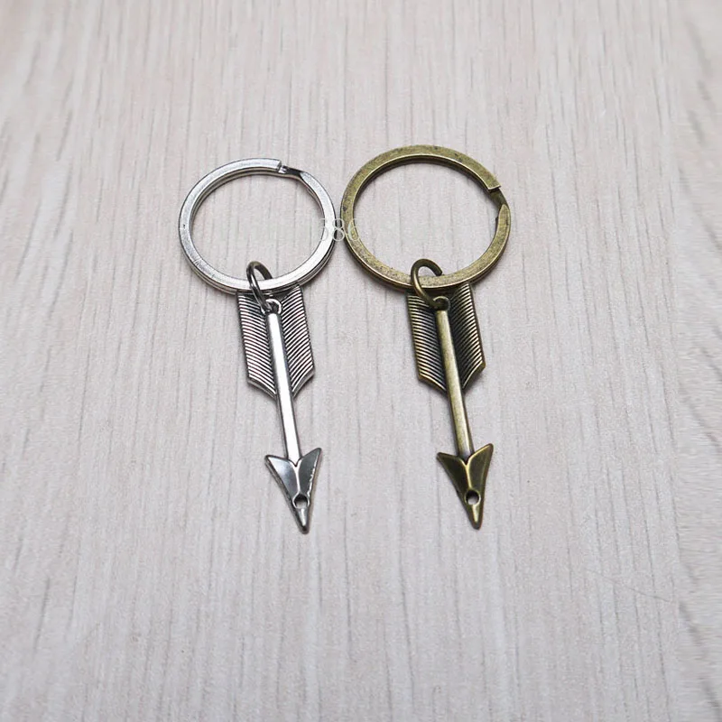 2pcs Arrow Key Chain Arrow Charm Keyring Personalized Gift Gift for Him