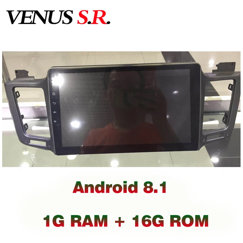 Perfect VenusSR Android 8.1 2.5D car dvd for Toyota Rav4 Radio 2014-2017 multimedia  Radio stereo gps navigation 3