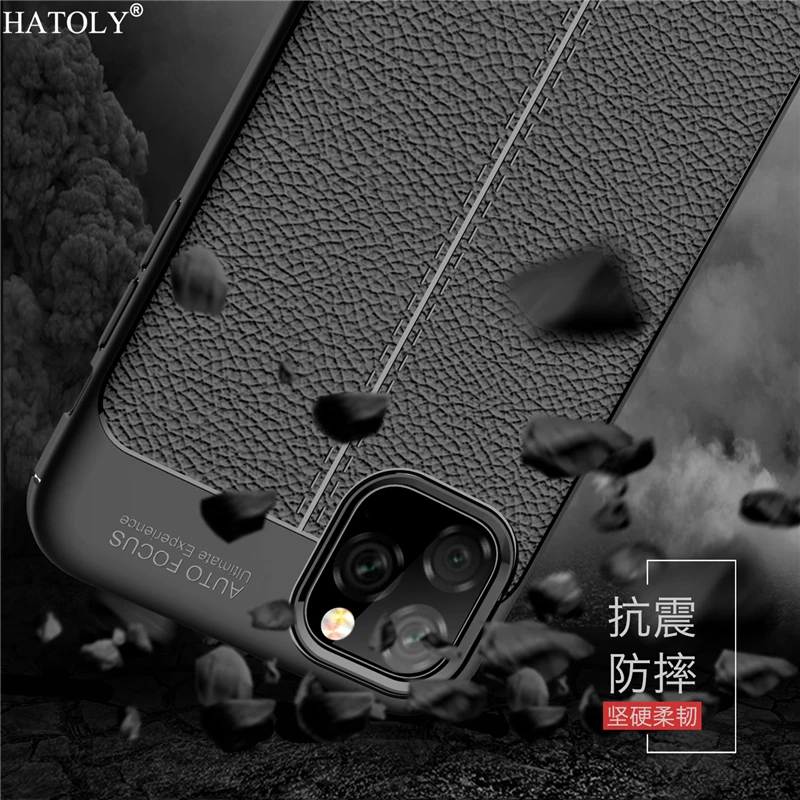

For iPhone 11 Pro Max Case Shockproof Leather Soft Cover For iPhone 11 Pro Max Silicone Phone Bumper Case For iPhone 11 Pro Max
