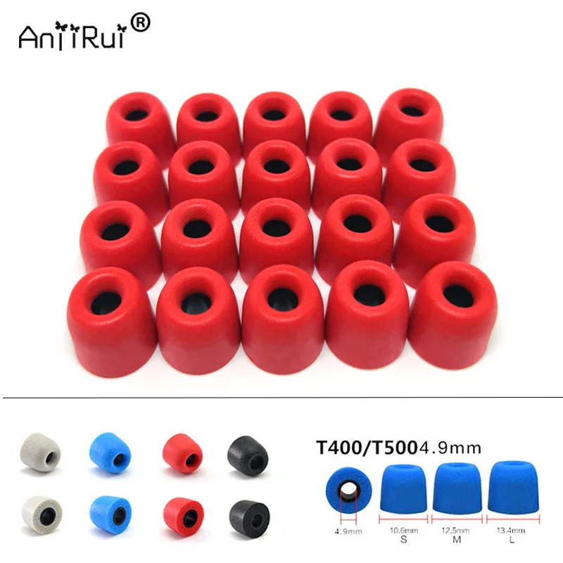 Tappi Auricolari Memory Foam 3 Paia Misura M Con Custodia, Ricambio Per Cuffie In-Ear Isolamento Acustico Alta Qualità