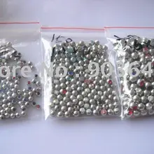 100 шт./лот, Кристальные шарики из драгоценного камня, сменные ювелирные изделия для пирсинга