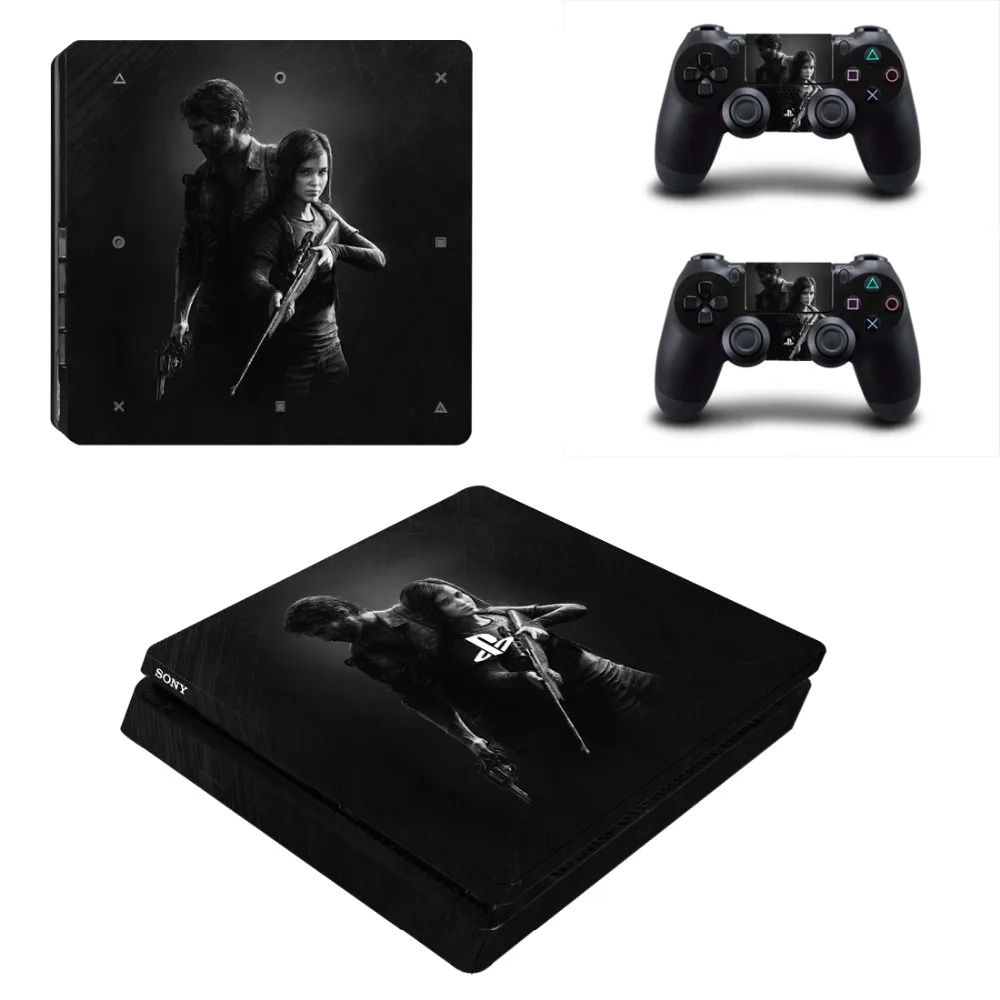 Последняя из нас наклейка для PS4 Slim Skin консоли Sony PlayStation 4 и контроллеров виниловая