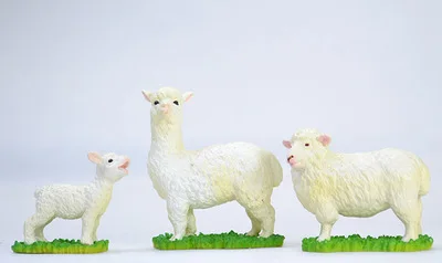 

REME PVC figure animal model toy SHEEP 3pcs/set