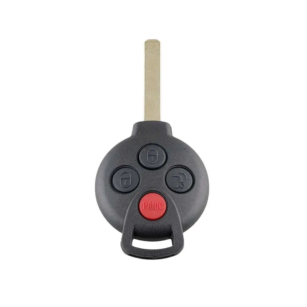 QWMEND 3/4 кнопки Smart Car Key Shell для Mercedes Benz Fortwo 451 2007 2013 Автомобильный Брелок
