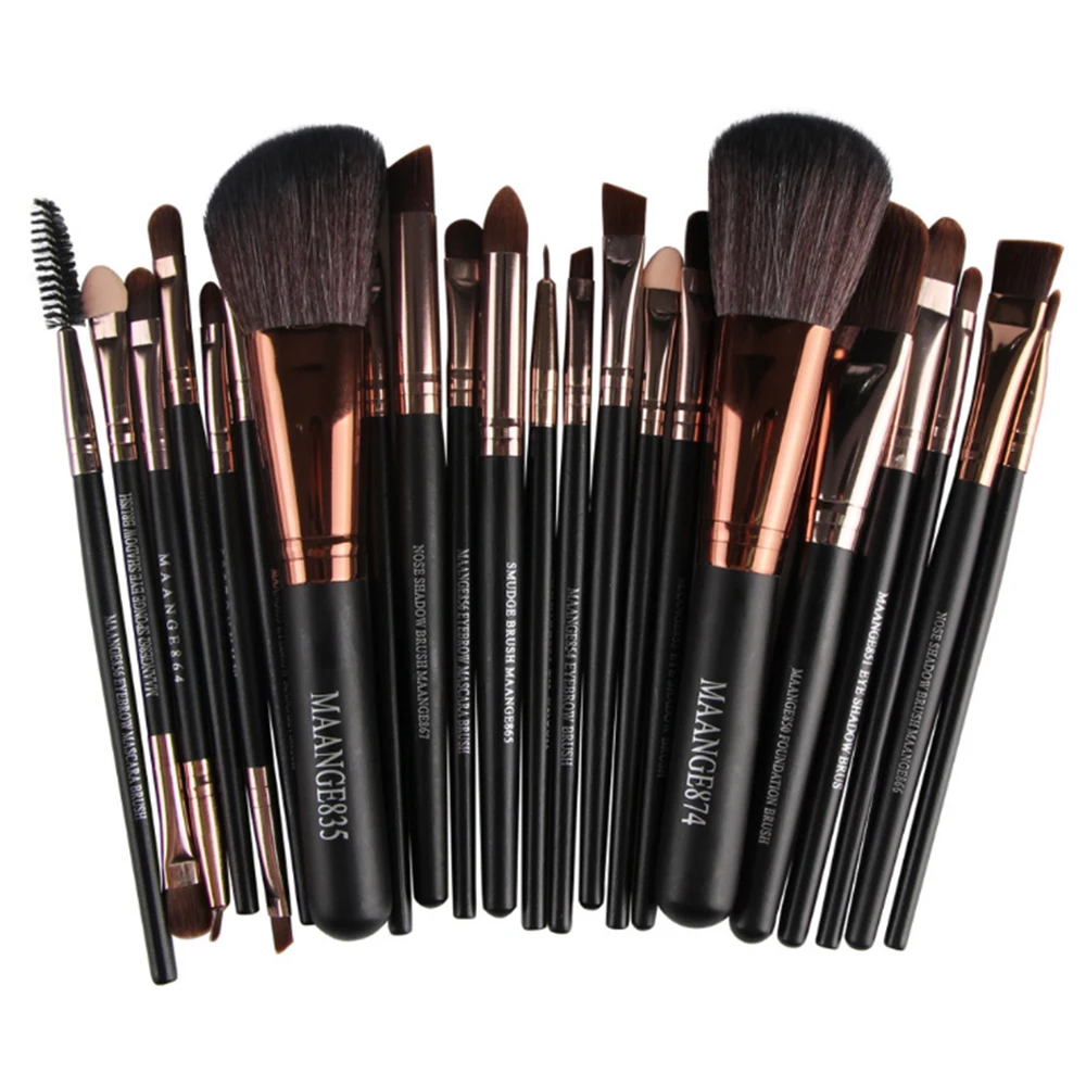 

Hot 20/22pcs Beauty Makeup Brushes Set Eyeshadow Base Powder Makeup Brushes Cosmetic Lip Blend Foundation Brush Tool Maquiagem