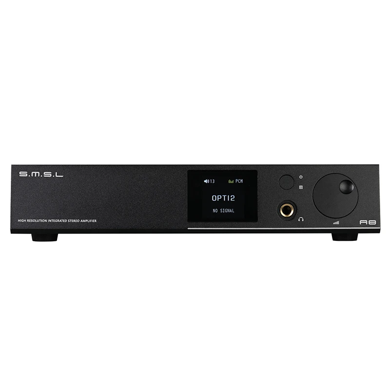 SMSL A8 Hi-Res HIFI Headphone Amplifier DAC Decoder XMOS Solution ICEpower 125Wx2 Module AK4490 Supports PCM