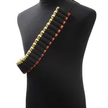 Военная Униформа винтовка пояс 12 калибра боеприпасы носитель 25 круглый В виде ракушки держатель 140 см x 5 см Тактический картридж пояса открытый охотничьи сумки