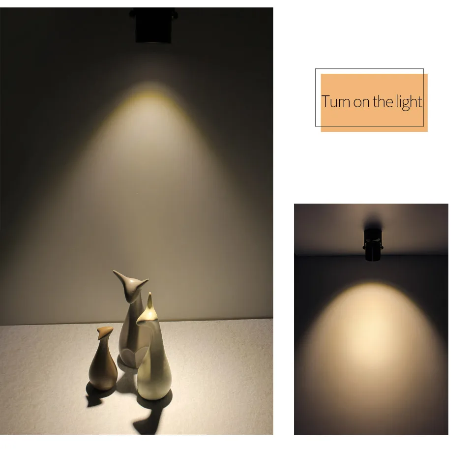 Conduziu a Lâmpada do Teto Luz de Fundo Aisilan Ponto Downlight Superfície Montado Cob Ajustável 180 Graus Foyer Quarto Luz 16 Cheap Luzes de teto