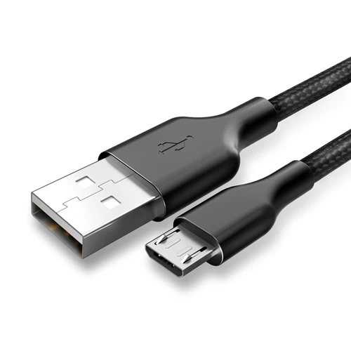 Micro USB кабель для быстрой зарядки 1 м 2 м для Xiaomi USB кабель для передачи данных для samsung/huawei Micro usb Android кабели для мобильных телефонов - Цвет: Черный