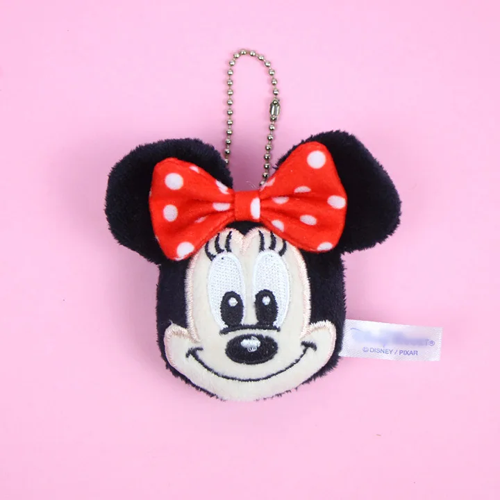 Disney Микки детский манеж мультфильм кукла кулон+ брошь Многофункциональный меховой шарик-подвеска аксессуары брелок для портфеля кулон - Цвет: 7