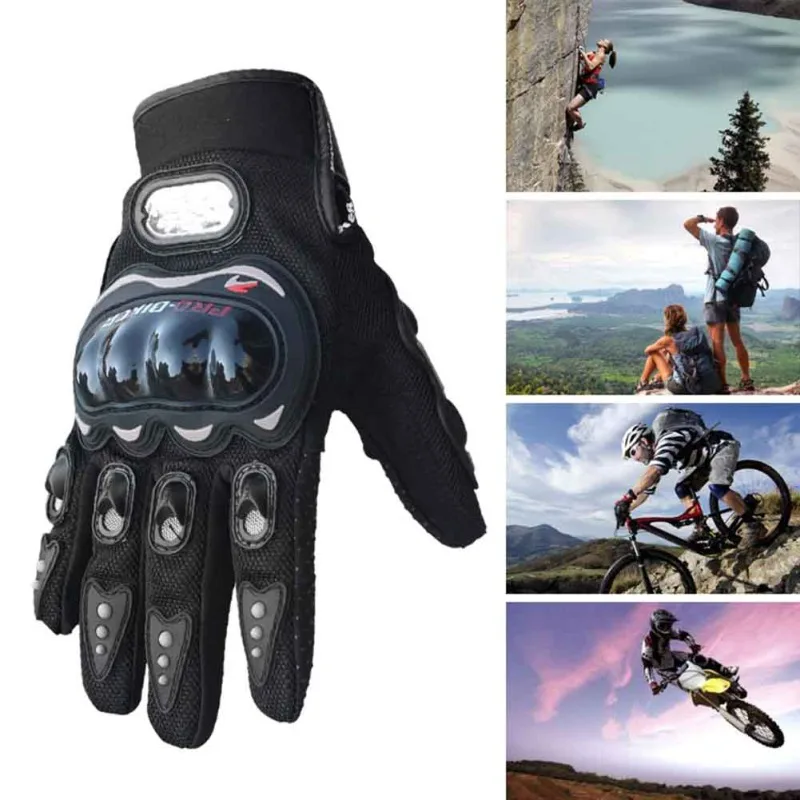 

Handsome Motorcycle Gloves Full Finger Knight Riding moto motorcross Sports Glove Cycling Washable glove guantes New