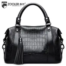 free delivery Women bag 2016 new crocodile shoulder messenger bag Fashion fringed handbag Boston bag