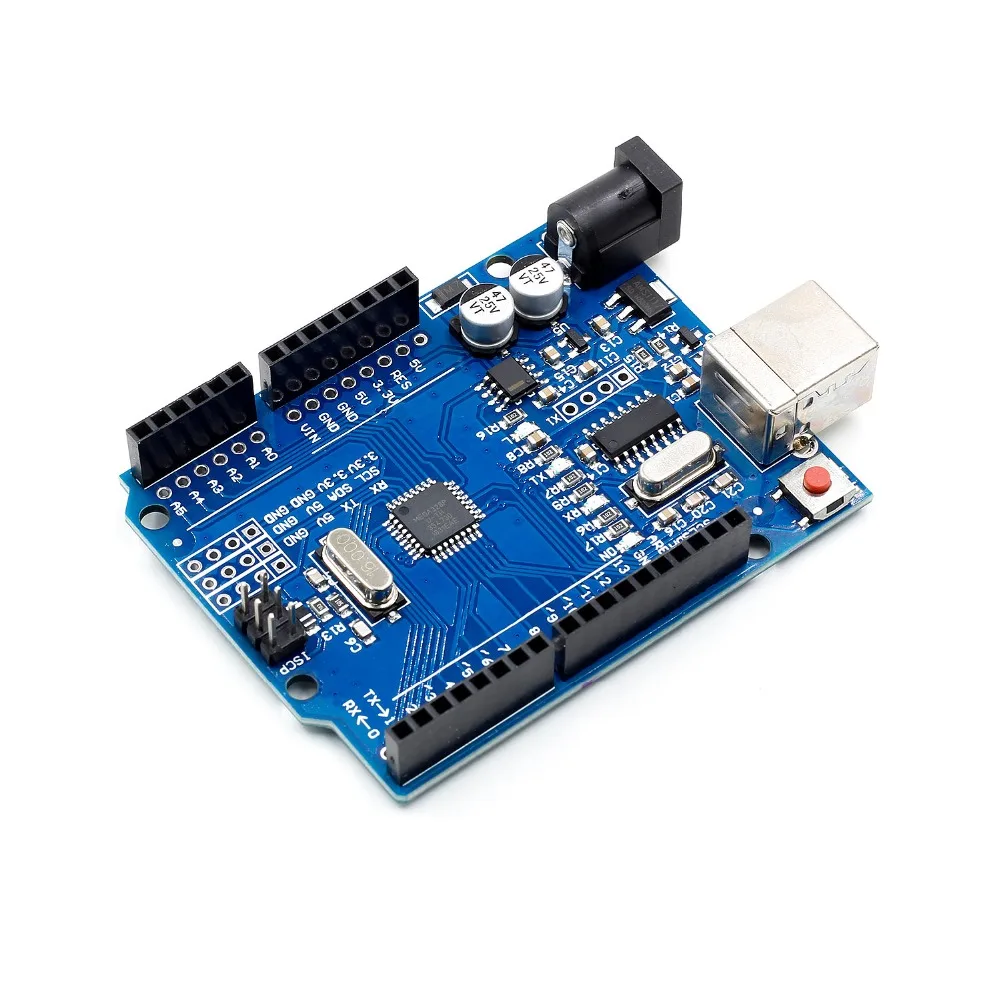 Высокое качество один Комплект UNO R3 CH340G+ MEGA328P Чип 16 МГц для Arduino UNO R3 макетная плата+ USB кабель