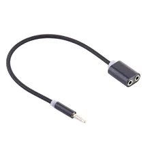 1 To 2 Way AUX Audio Cable 3.5mm Male to Female Plug Jack Sharing Music for iPhone iPad iPod Universal Earphone Adapter 25cm