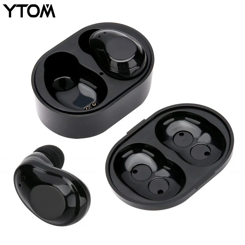 YTOM YT6 TWS True Bluetooth 5.0 Headset Wireless Headphones Earphone with Super Bass clear mic for IOS xiaomi smartphone sport