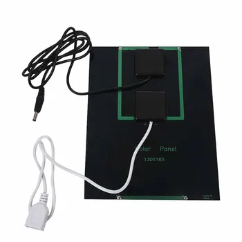 

New 3.5W 5V Solar Panel With DC35MM Base For 18650 Rechargeable Battery+USB Output For Mobile Power Banks