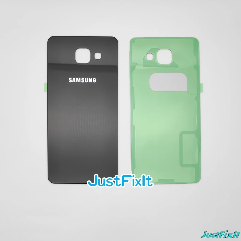 Для SAMSUNG Galaxy A5 2016 A510 A510F A510H Задняя крышка батареи Дверь стеклянная корпуса замена