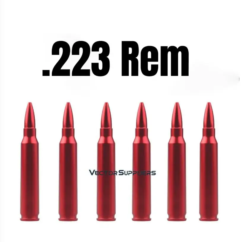 Векторная оптика металлические защелкивающиеся колпачки для 223 Remington, 7,62x39 мм, 300 затемнение, 9 мм, винтовка пистолета Calibers Safty Traning Round - Цвет: SCSC-01 .223