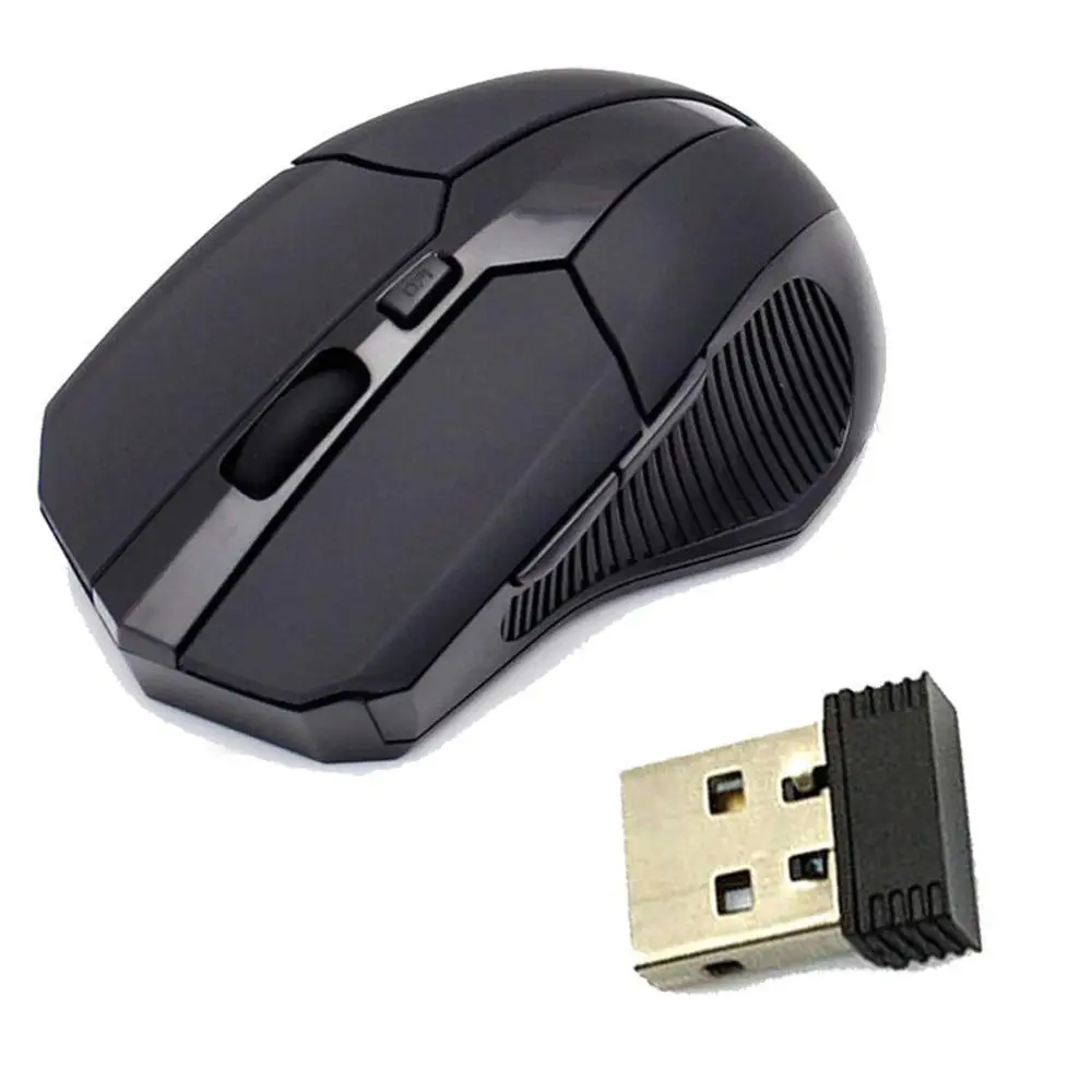 

Mice 2.4 GHz Wireless Optical Mouse 1600-2000DPI USB 2.0 Receiver Gaming Mouse for PC Laptop Black Worldwide Store Top Quality
