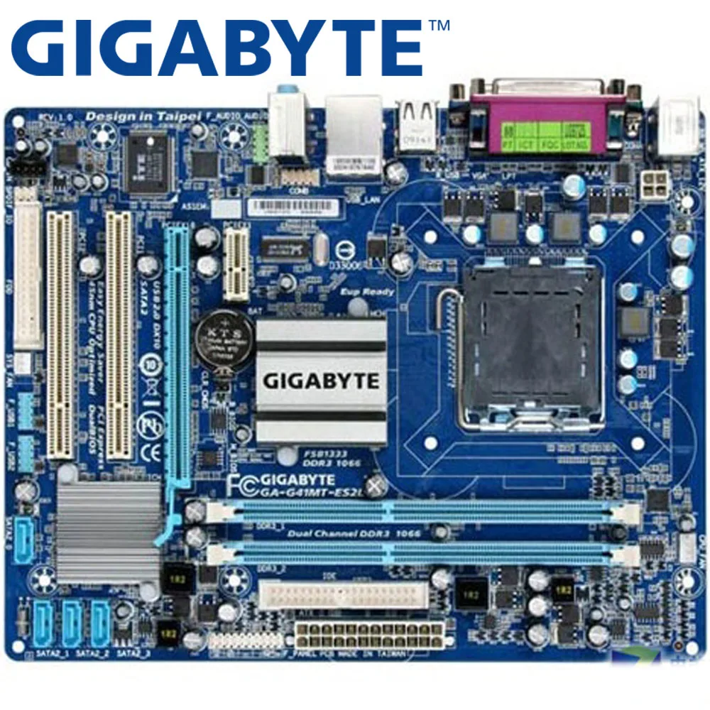 GIGABYTE GA G41MT ES2L Desktop Motherboard G41 Socket LGA 775 For Core
