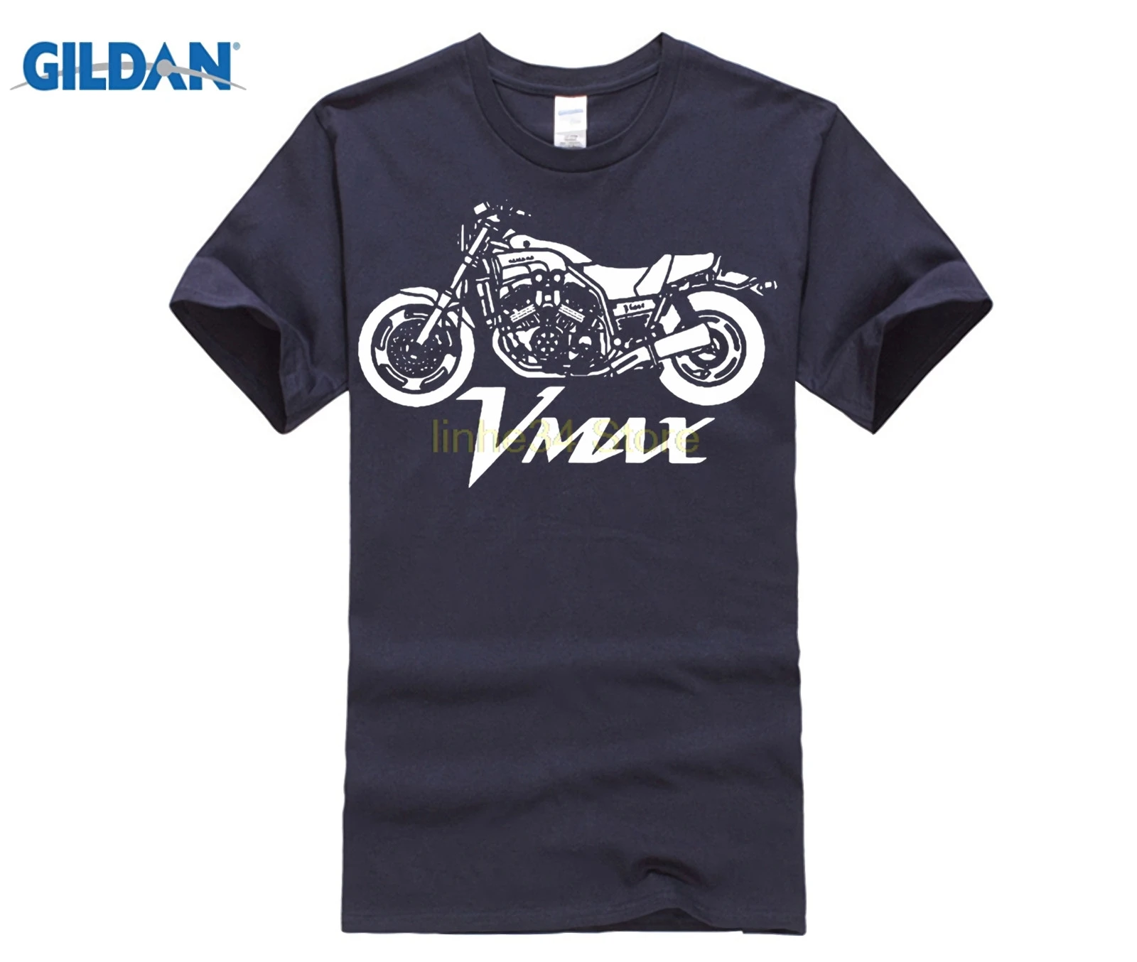 

PHIKING Tshirt Homme 2019 Hot Sale 100% cotton O neck For Tall And Big Men T-Shirt V-Max Vmax 1200 1700 Skull Tee Shirt