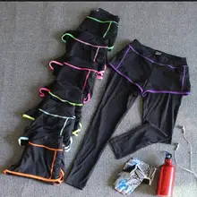 Для йоги и спорта; для женщин Бег брюки спортивные штаны для бега спортивные Легинсы Штаны