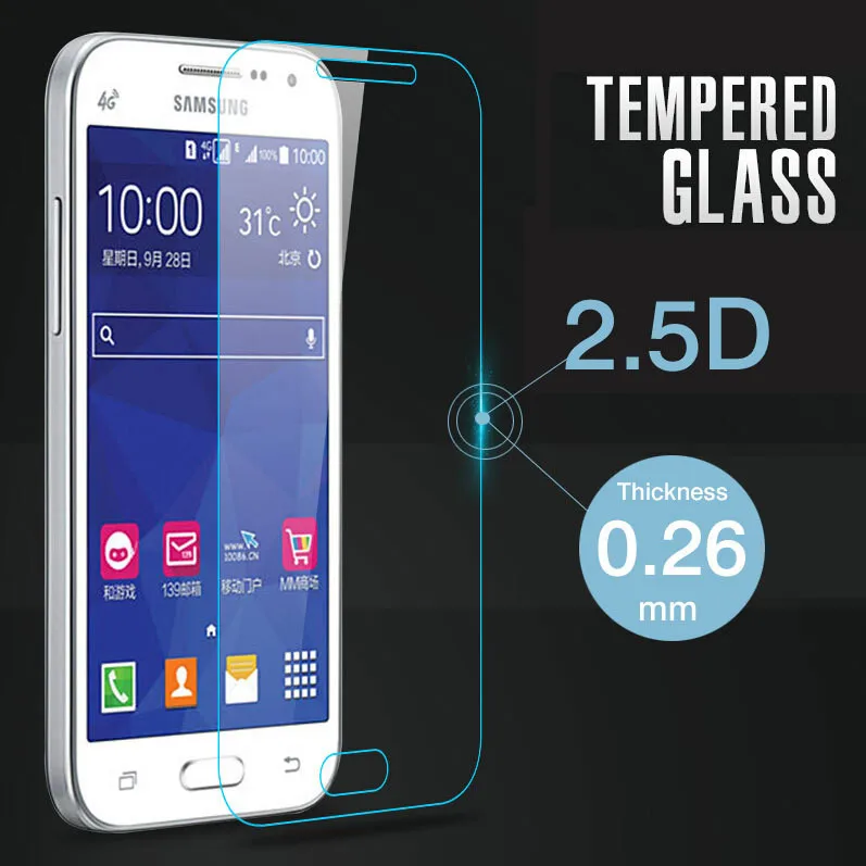 

2PCS Screen Protector sFor Glass Samsung Galaxy Core Prime Tempered Glass For Samsung Galaxy Core Prime Glass G360 Film
