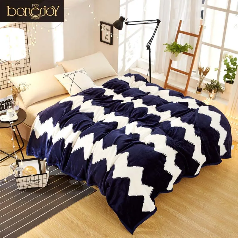 Buy Bonenjoy Striped Raschel Blanket 320GSM Winter