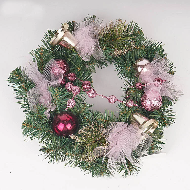 Us 18 86 8 Off Christmas Decoration Wreath Garland Hanging Pendant Decor Window Door Wall Ceiling Christmas Tree Ornament Decoration Wreath In