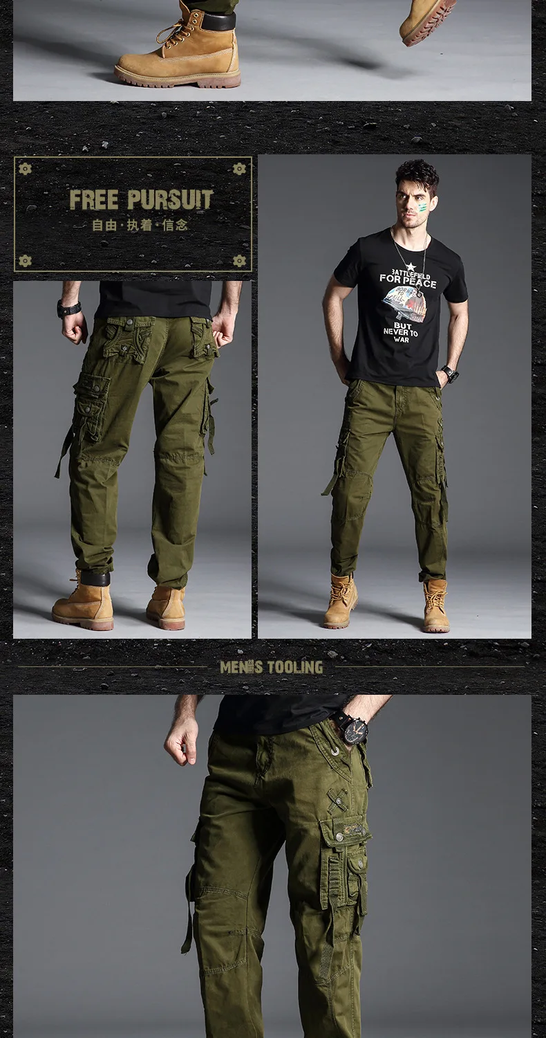 Камуфляжные брюки карго, мужские рабочие брюки, мужские брюки с несколькими карманами, армейские термобрюки, мужские военные камуфляжные брюки, мужские новые хлопковые брюки