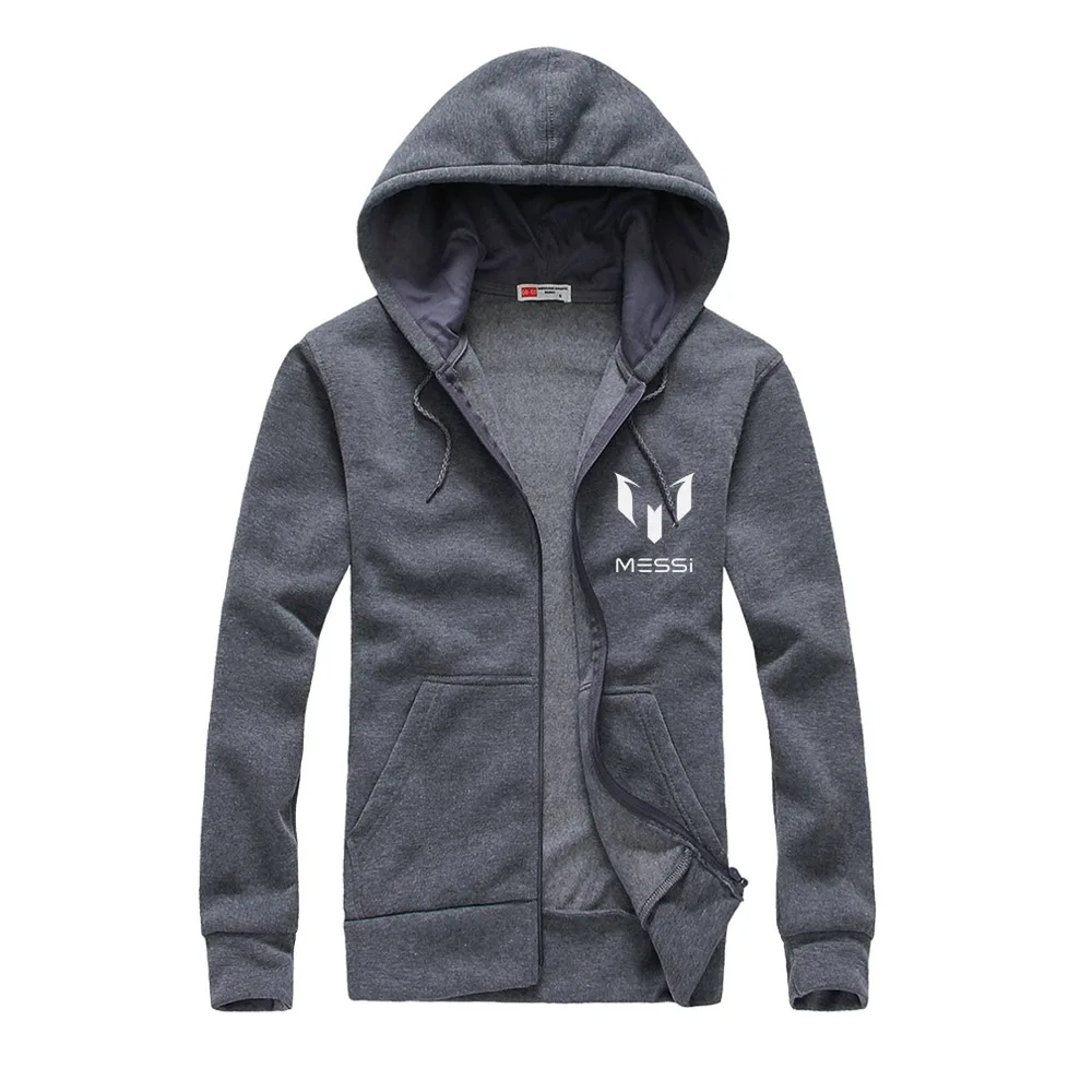 

MESSI print Cardigan Men Hoodies Brand Clothing Fashion Hoodies Man Casual Slim Hoody Sweatshirt Zipper Hoodie