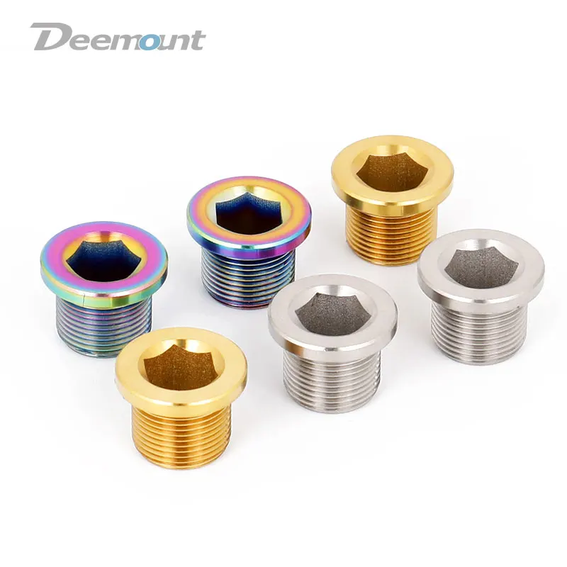 Deemount 2 шт./лот Ti TC4 болты M15 * 12 мм для нижних кронштейнов Сращивание кривошипная ось