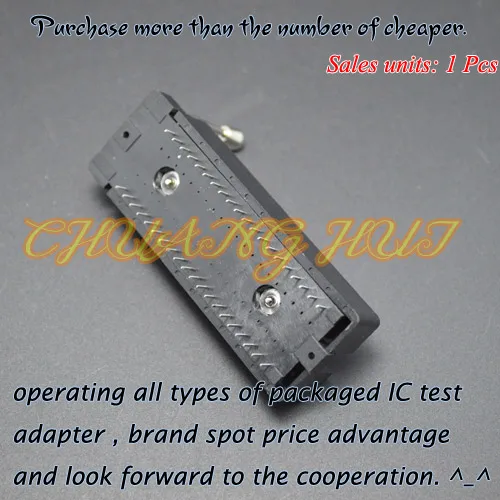 IC TEST Detect black DIP40 test socket DIP40 ic socket Pitch=2.54mm IC TEST Detect black DIP40 test socket DIP40 ic socket Pitch=2.54mm